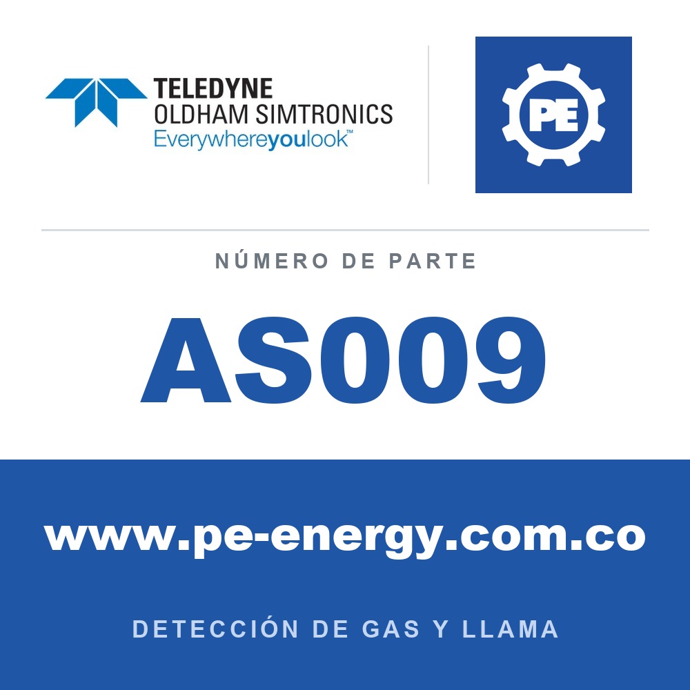 Oldham Simtronics AS009 Conexión de calibración remota para MultiTox y MultiXplo (compatible con la tapa colectora AS012)