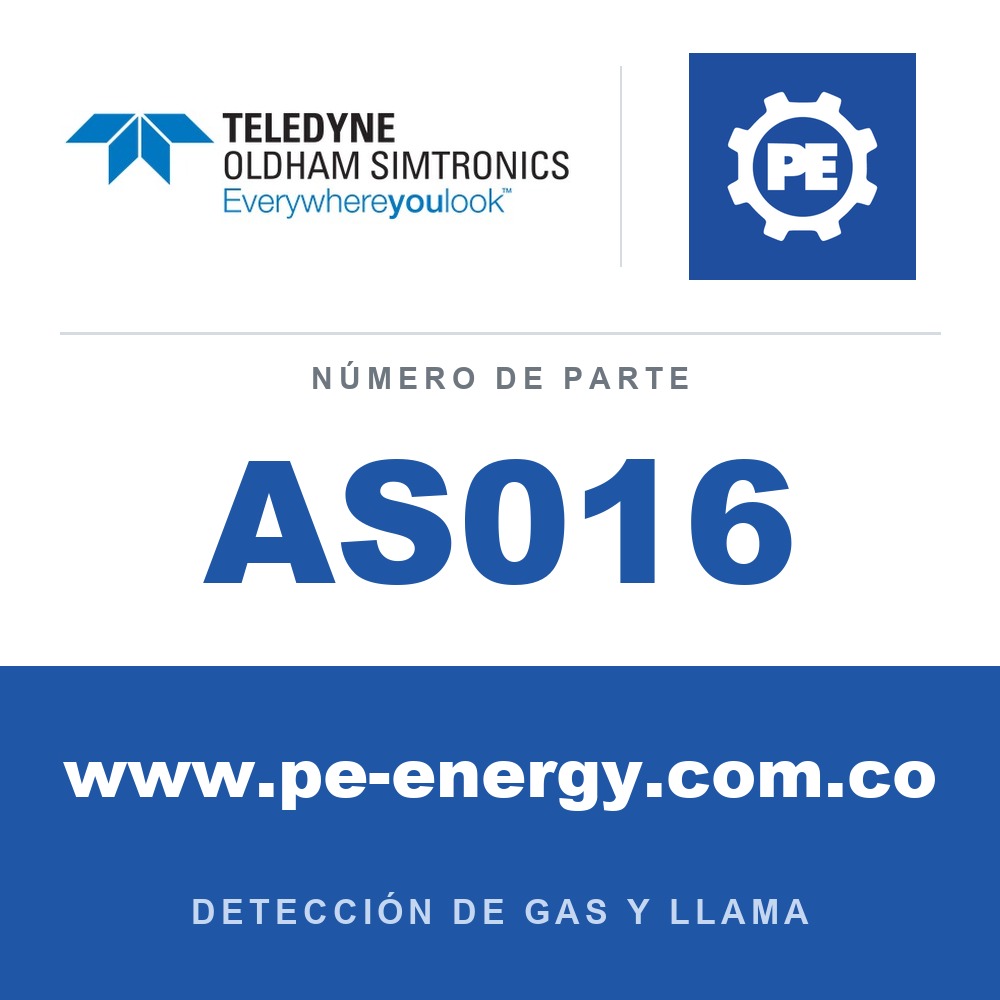 Oldham Simtronics AS016 Conexión de calibración remota para MultiTox y MultiXplo