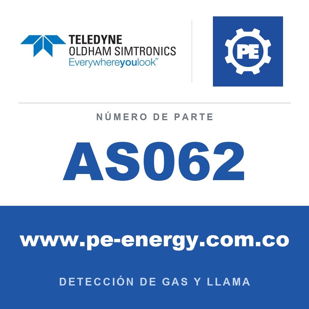 Oldham Simtronics AS062 Tapón de cierre Ex ATEX/IECEX SS316 M20x150 para BT606 y BT10