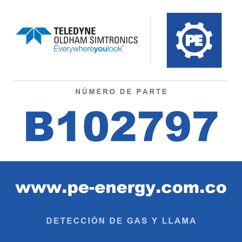 Oldham Simtronics B102797 Estación manual de alarma BG2E - pintada en rojo, Normalmente Abierto, Rs=1,5k, Rfdl=3,3k