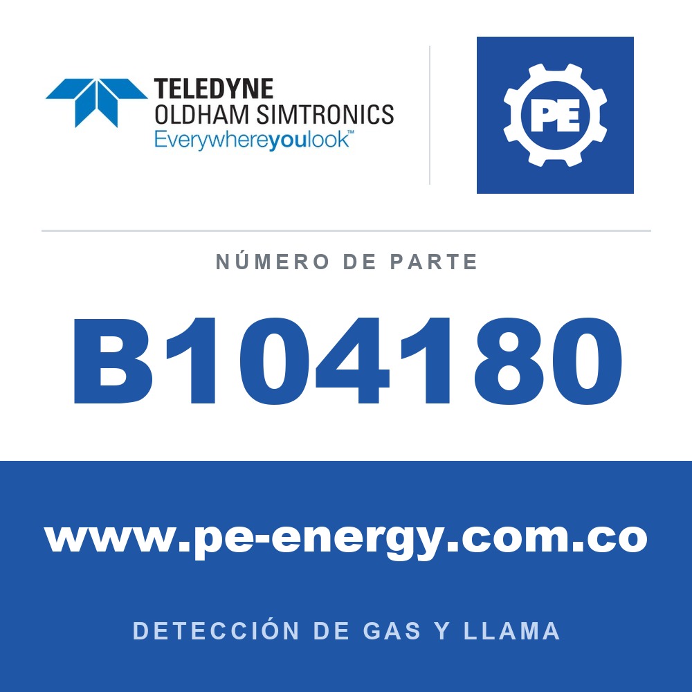 Oldham Simtronics B104180 Elemento de sirena de 8 tonos, 24Vdc, 100dB, 80mA, instalación en la parte superior de la columna - Tono ajustable mediante interruptor, volumen ajustable