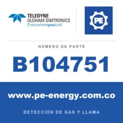 Oldham Simtronics B104751 Baliza de xenón XB13 - ÁMBAR, 24Vdc, 650mA