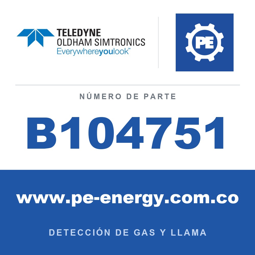 Oldham Simtronics B104751 Baliza de xenón XB13 - ÁMBAR, 24Vdc, 650mA