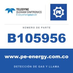 Oldham Simtronics B105956 Elemento luminoso LED permanente/intermitente, AZUL, 24Vdc, 30mA, El uso de LEDs permite una duración de vida de hasta 50,000 horas