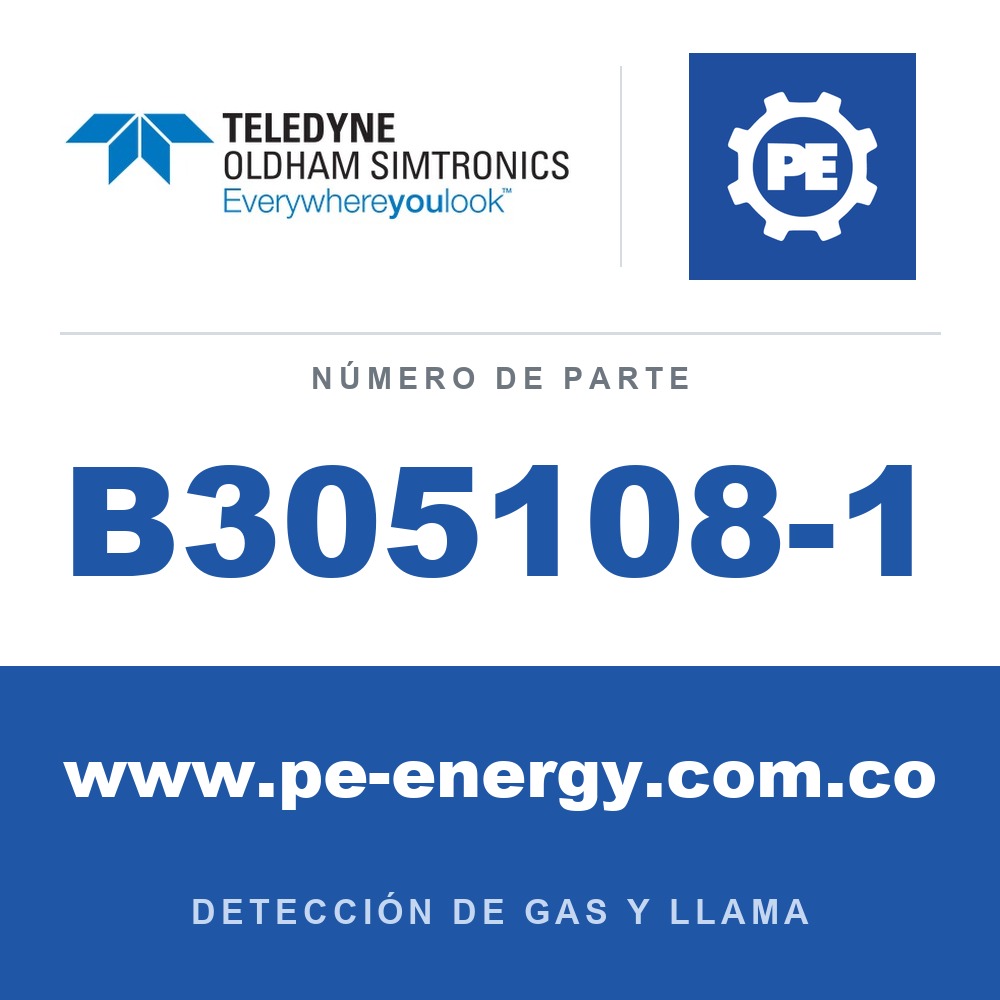 Oldham Simtronics B305108-1 Gabinete equipado: protección de fuente de alimentación / fusible / cableado / servicios