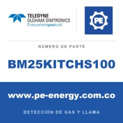 Oldham Simtronics BM25KITCHS100 Cargador de goteo intrínsecamente seguro BM 25 individual con una fuente de alimentación IS y un cable de 100 metros*