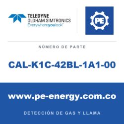 Oldham Simtronics CAL-K1C-42BL-1A1-00 Kit de calibración O2 21 % Vol.: 1 cilindro de gas O2 21% Vol. / QS N2, 110L no rellenable