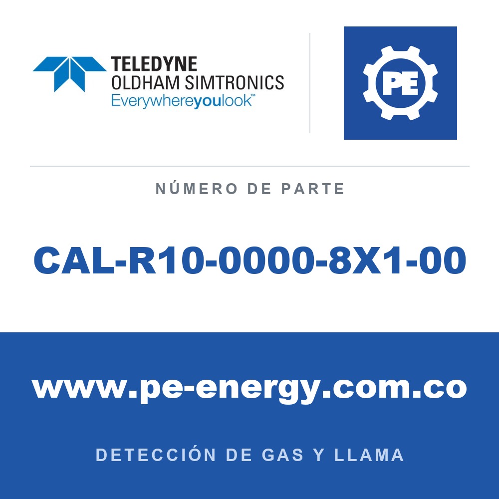 Oldham Simtronics CAL-R10-0000-8X1-00 Regulador de flujo múltiple paso 0.3 - 3.0 l/m en acero inoxidable