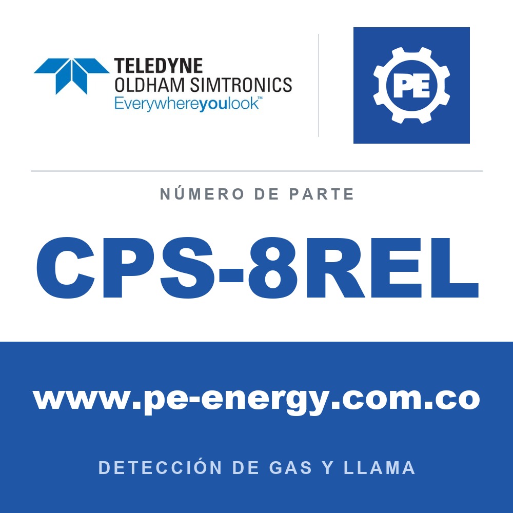 Oldham Simtronics CPS-8REL Módulo de 8 relés CPS