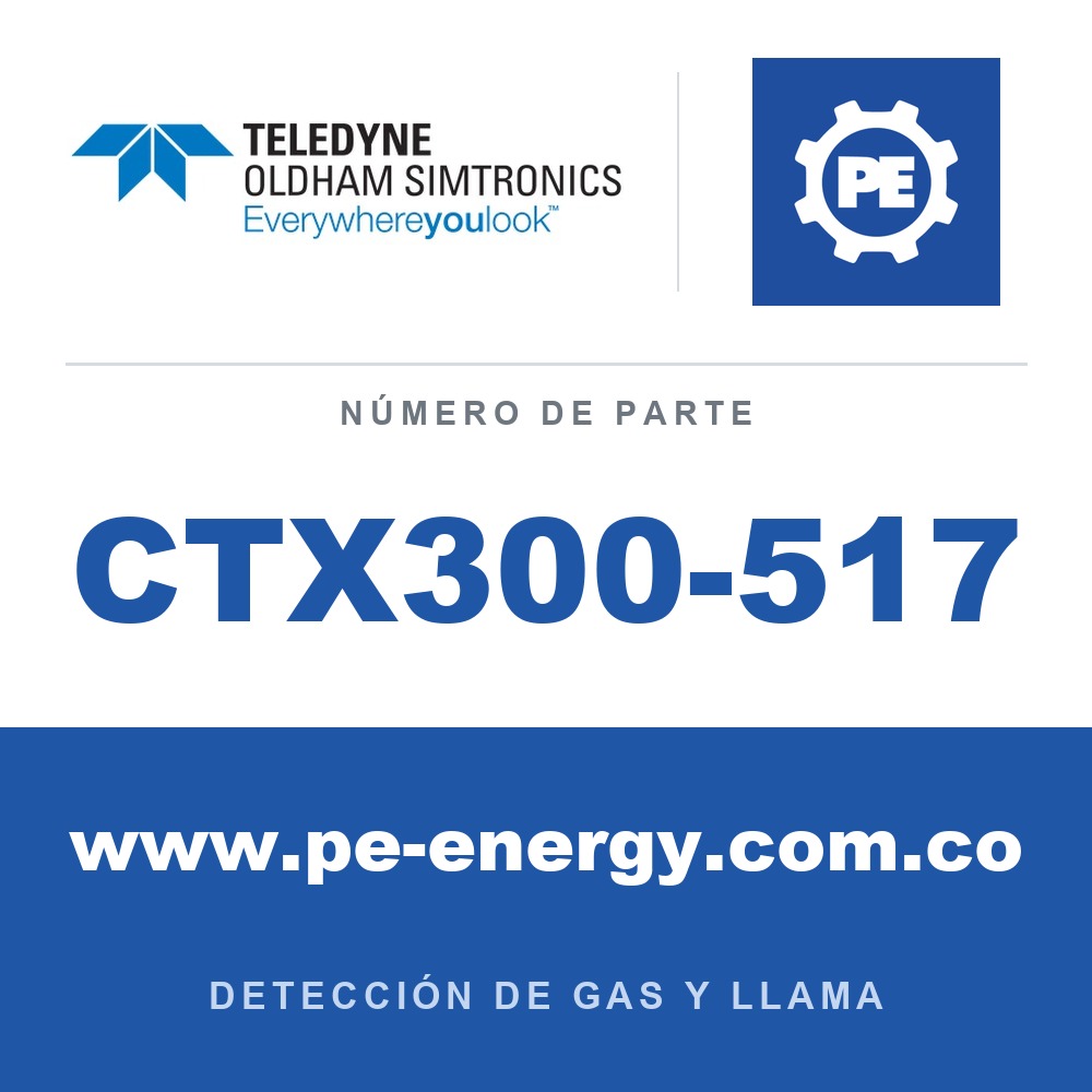 Oldham Simtronics CTX300-517 CTX 300 sin pantalla R407C 0-1000 ppm