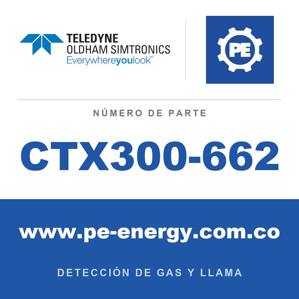 Oldham Simtronics CTX300-662 CTX 300 sin pantalla HFO-1234yf 0-1,000 ppm