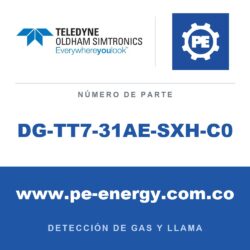 Oldham Simtronics DG-TT7-31AE-SXH-C0 DG-TT7 H2S, Sulfuro de hidrógeno 0-20ppm H2S, sin relé