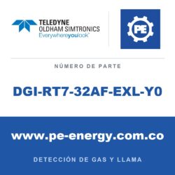 Oldham Simtronics DGI-RT7-32AF-EXL-Y0 DGi-RT7 HCl, Cloruro de hidrógeno 0-50 ppm, protocolo LON