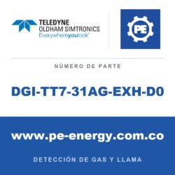 Oldham Simtronics DGI-TT7-31AG-EXH-D0 DGi-TT7 H2S, sulfuro de hidrógeno 0-100 ppm HT, sin relevador