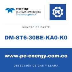 Oldham Simtronics DM-ST6-30BE-KA0-K0 H2, Hidrógeno 0-20% Vol. para Serie DM6 de aluminio