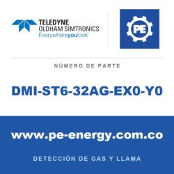 Oldham Simtronics DMI-ST6-32AG-EX0-Y0 HCl, Cloruro de hidrógeno 0-100 ppm, para SS 316L Serie DG7