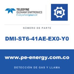 Oldham Simtronics DMI-ST6-41AE-EX0-Y0 NO2, Dióxido de nitrógeno 0-20 ppm, para acero inoxidable 316L Serie DG7