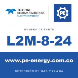 Oldham Simtronics L2M-8-24 Módulo de monitoreo de línea, 24Vdc, verifica la integridad de hasta 8 líneas desde el contacto de relé hasta el actuador
