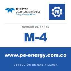 Oldham Simtronics M-4 Versión de montaje en pared MX 43, 4 líneas