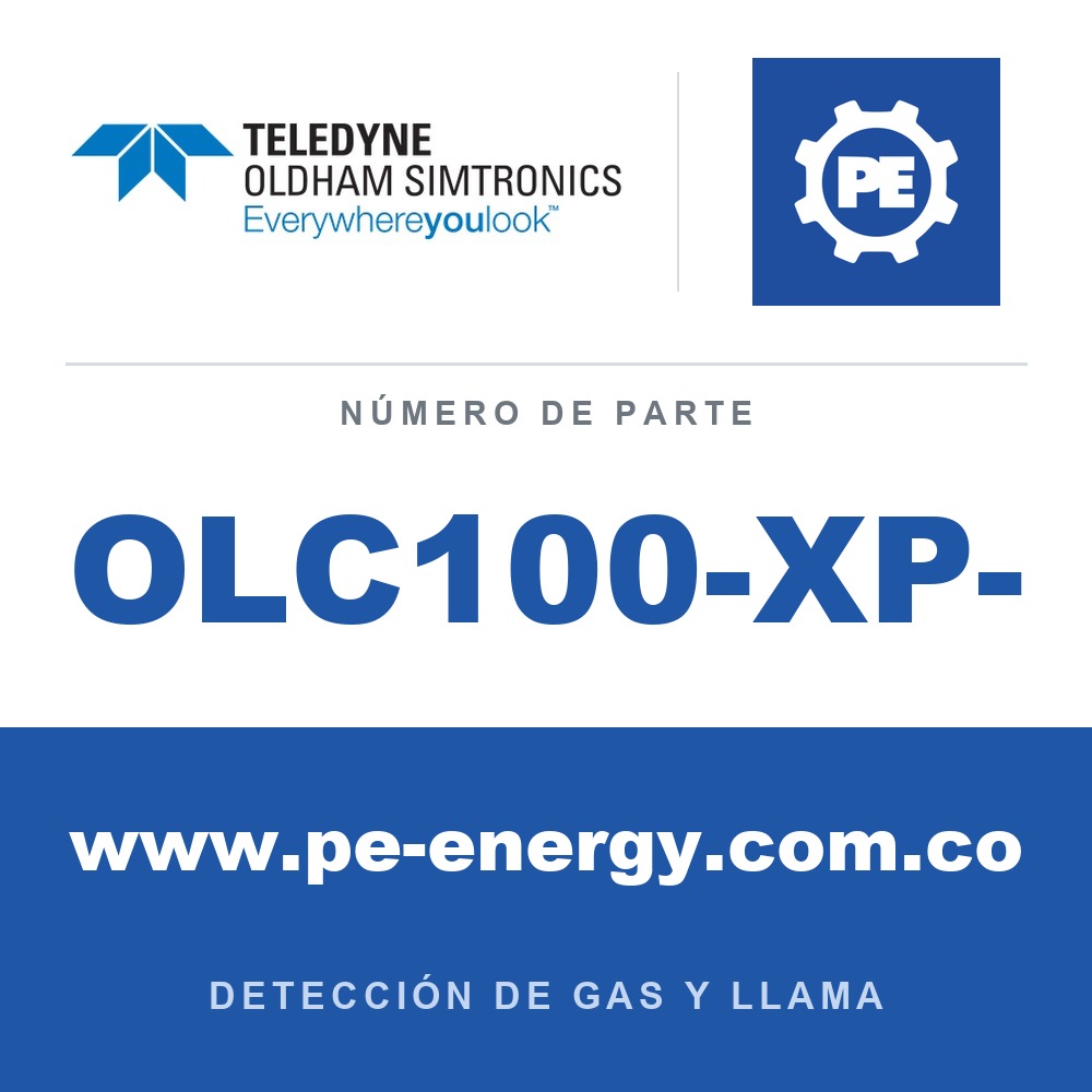 Oldham Simtronics OLC100-XP- Detector a prueba de llamas - con sensor catalítico XP integrado