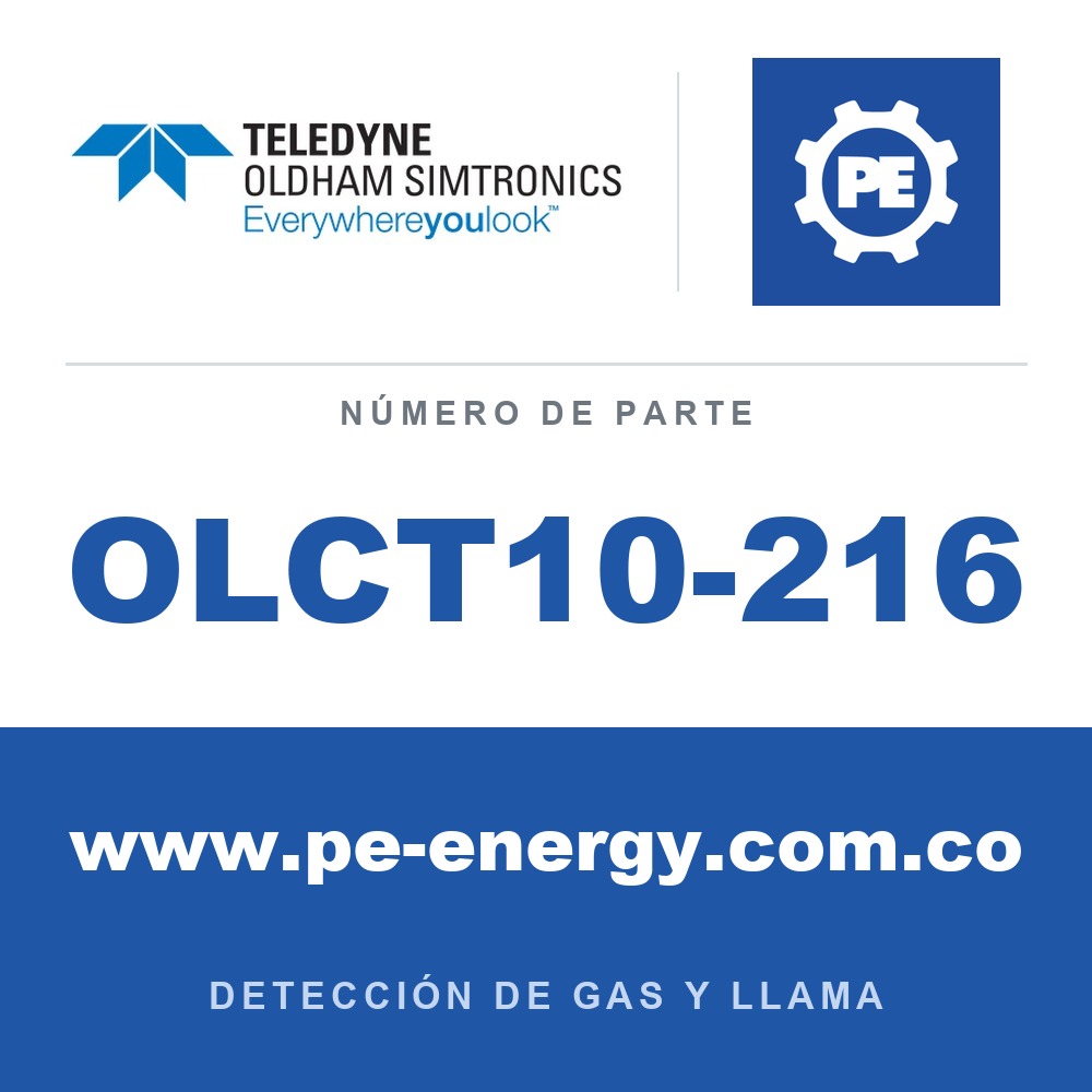 Oldham Simtronics OLCT10-216 OLCT 10 NO, óxido nítrico 0-100 ppm