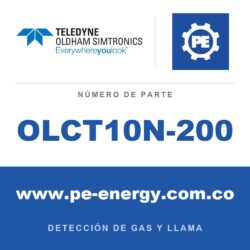 Oldham Simtronics OLCT10N-200 OLCT 10N O2, Oxígeno 0-30% vol (vida útil del sensor: 2 años)