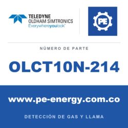 Oldham Simtronics OLCT10N-214 OLCT 10N H2S, Sulfuro de hidrógeno 0-100 ppm