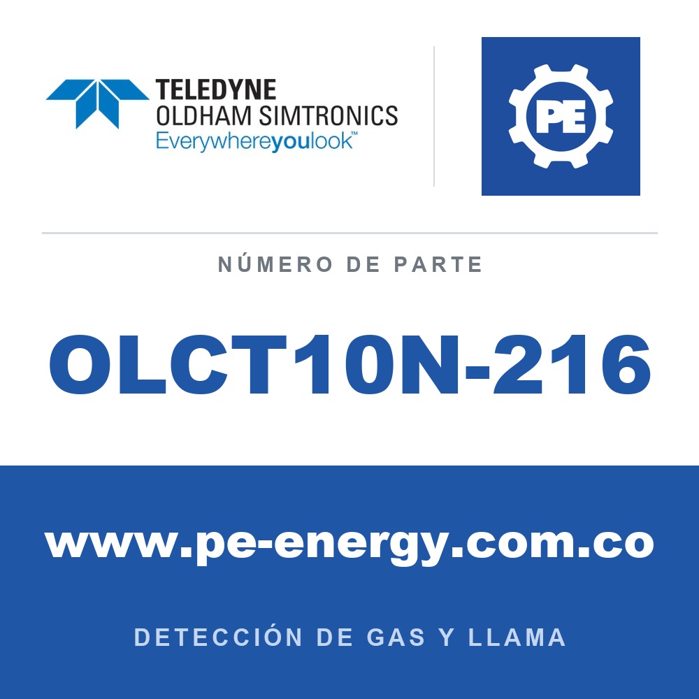 Oldham Simtronics OLCT10N-216 OLCT 10N NO, Óxido nítrico 0-100 ppm