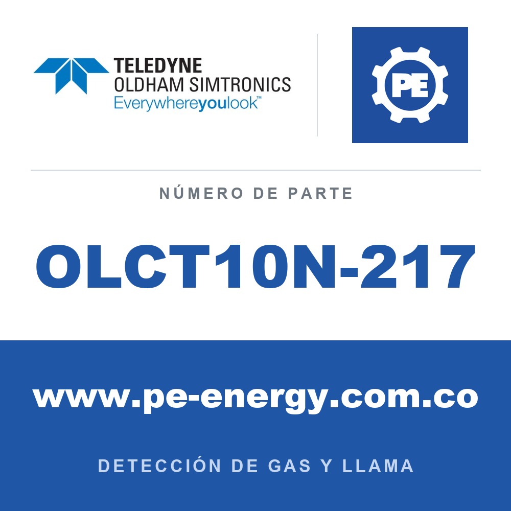 Oldham Simtronics OLCT10N-217 OLCT 10N NO, Óxido nítrico 0-300 ppm
