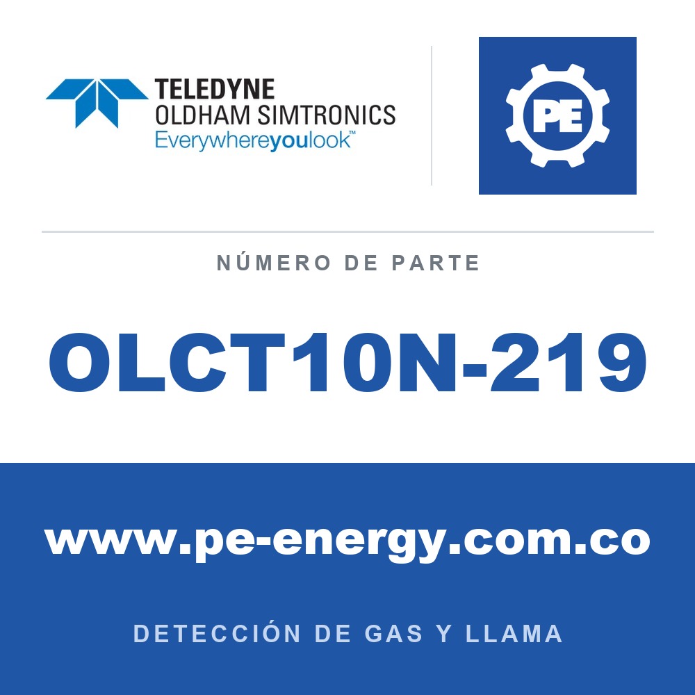 Oldham Simtronics OLCT10N-219 OLCT 10N NO2, dióxido de nitrógeno 0-10 ppm
