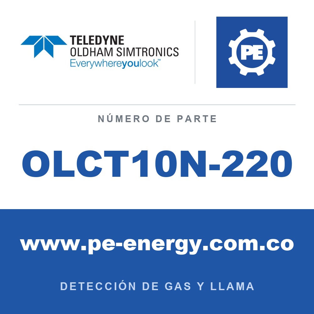 Oldham Simtronics OLCT10N-220 OLCT 10N NO2, dióxido de nitrógeno 0-30 ppm