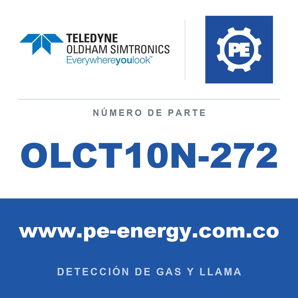 Oldham Simtronics OLCT10N-272 OLCT 10N O2, oxígeno 0-30% vol (vida útil del sensor: 5 años)