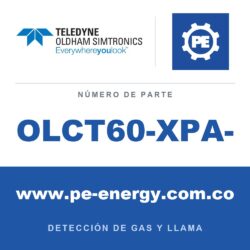 Oldham Simtronics OLCT60-XPA- OLCT 60 - a prueba de llamas - con sensor catalítico XP integrado resistente a venenos