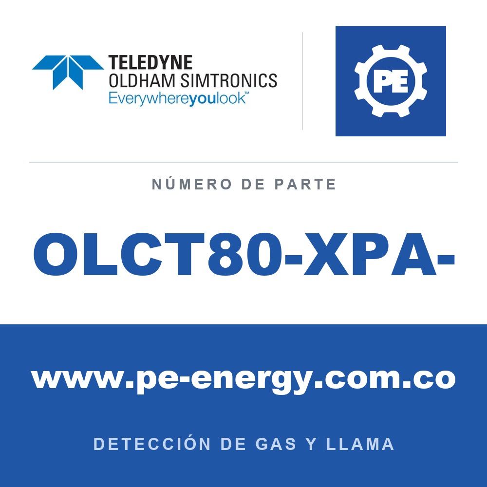 Oldham Simtronics OLCT80-XPA- OLCT 80 - a prueba de llamas - con sensor XP integrado resistente a venenos