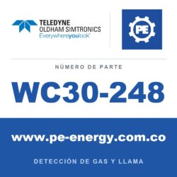 Oldham Simtronics WC30-248 CTX 300 sin pantalla C2H4O, Óxido de etileno 0-100 ppm