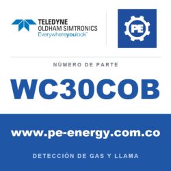 Oldham Simtronics WC30COB CTX 300 sin pantalla CO, Monóxido de carbono 0-300 ppm