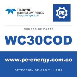 Oldham Simtronics WC30COD CTX 300 sin pantalla CO, Monóxido de carbono 0-1 % Vol.