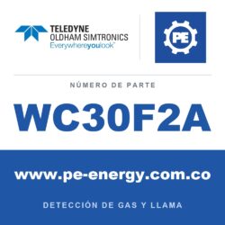 Oldham Simtronics WC30F2A CTX 300 sin pantalla F2, Flúor 0-1 ppm