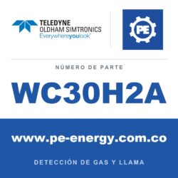 Oldham Simtronics WC30H2A CTX 300 sin pantalla H2, Hidrógeno 0-2000 ppm