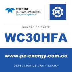 Oldham Simtronics WC30HFA CTX 300 sin pantalla HF, Fluoruro de hidrógeno 0-10 ppm