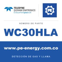 Oldham Simtronics WC30HLA CTX 300 sin pantalla HCl, Cloruro de hidrógeno 0-30 ppm