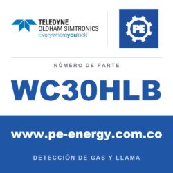 Oldham Simtronics WC30HLB CTX 300 sin pantalla HCl, Cloruro de hidrógeno 0-100 ppm