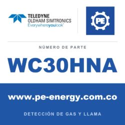 Oldham Simtronics WC30HNA CTX 300 sin pantalla HCN, cianuro de hidrógeno 0-10 ppm