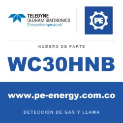 Oldham Simtronics WC30HNB CTX 300 sin pantalla HCN, cianuro de hidrógeno 0-30 ppm