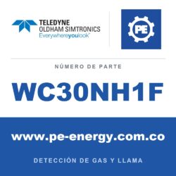 Oldham Simtronics WC30NH1F CTX 300 sin pantalla NH3, amoniaco 0-1000 ppm (-40°C/-40°F)