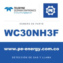 Oldham Simtronics WC30NH3F CTX 300 sin pantalla NH3, Amoníaco 0-100 ppm (-40°C/-40°F)