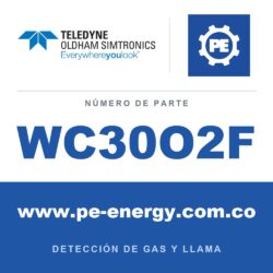 Oldham Simtronics WC30O2F CTX 300 sin pantalla O2, Oxígeno 0-30% Vol. vida útil del sensor de 2 años, -20°C