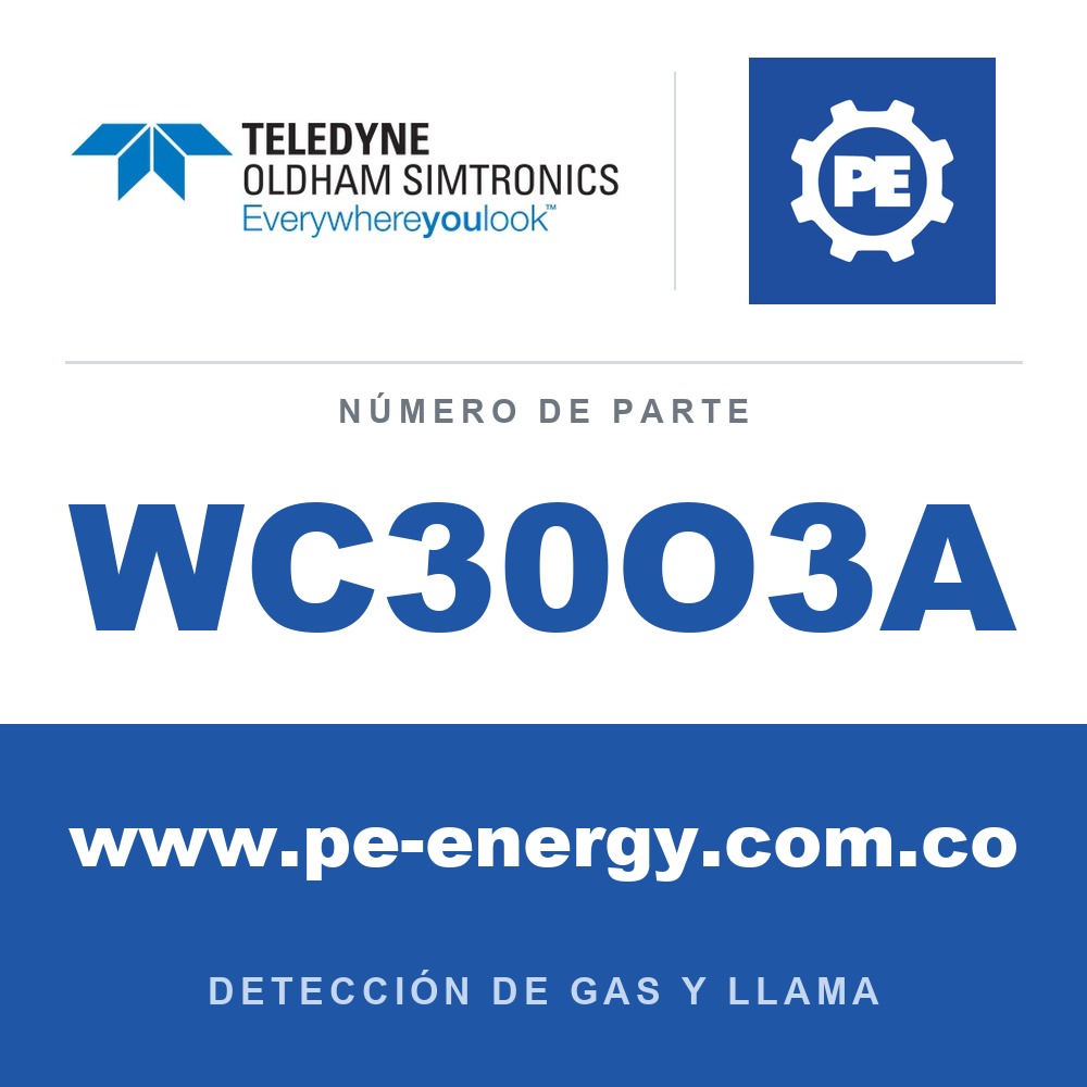 Oldham Simtronics WC30O3A CTX 300 sin pantalla O3, Ozono 0-1 ppm