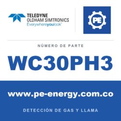 Oldham Simtronics WC30PH3 CTX 300 sin pantalla PH3, Fosfina 0-1 ppm