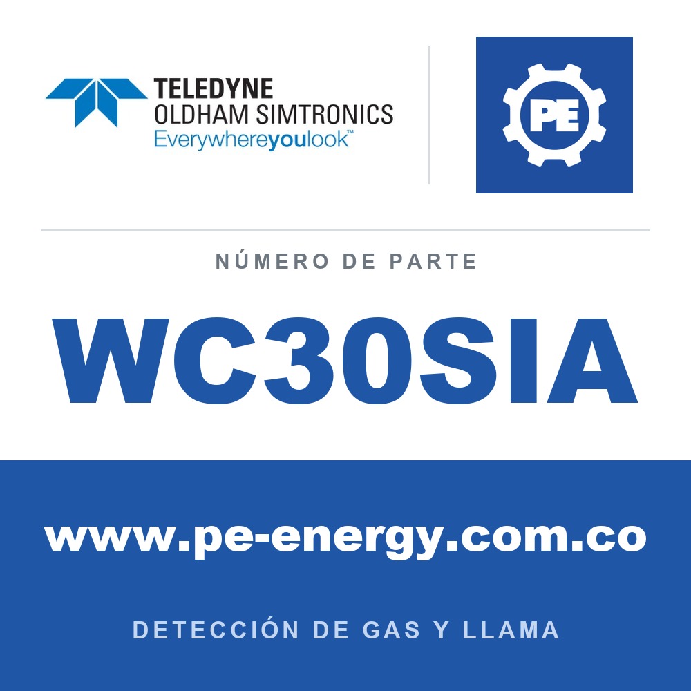 Oldham Simtronics WC30SIA CTX 300 sin pantalla SiH4, Silano 0-50 ppm